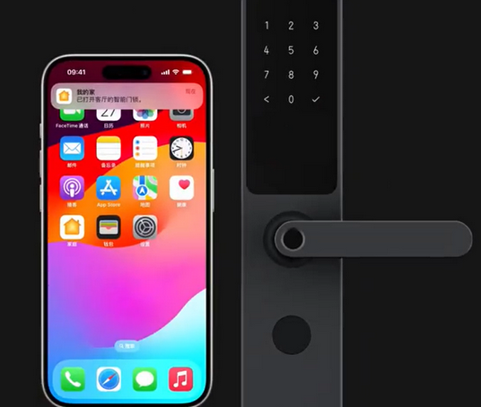 兴宁iPhone维修站分享在iPhone上使用家庭钥匙开启智能门锁 