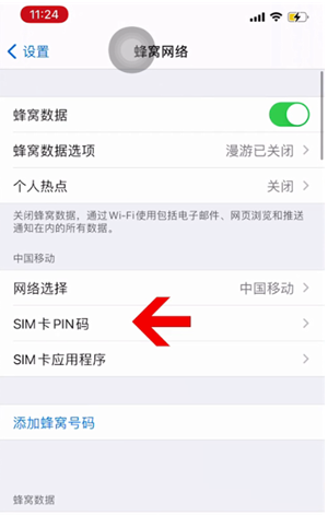 兴宁苹果14维修网分享如何给iPhone14的SIM卡设置密码 