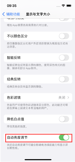 兴宁苹果15维修店分享iPhone 15 Pro系列屏幕亮度 