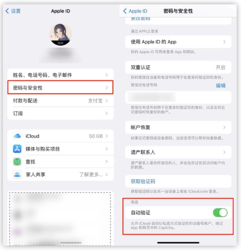 兴宁苹果手机维修分享iOS 16 自动验证功能开启方法 
