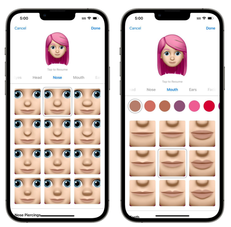 兴宁苹果手机维修分享​iOS 16中的拟我表情有了哪些变化和升级 