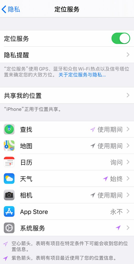 兴宁苹果手机维修分享iPhone 状态栏中时间显示为蓝色图标是什么情况 